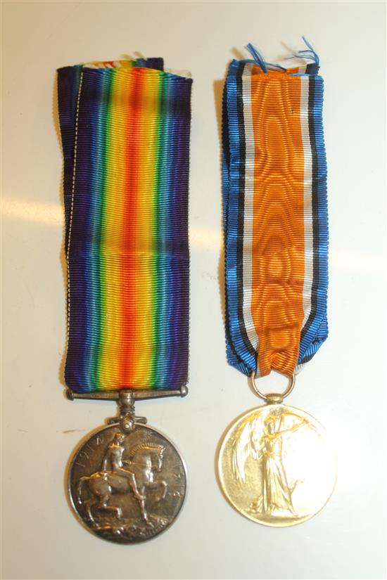 Pair to Johnson WWI medals